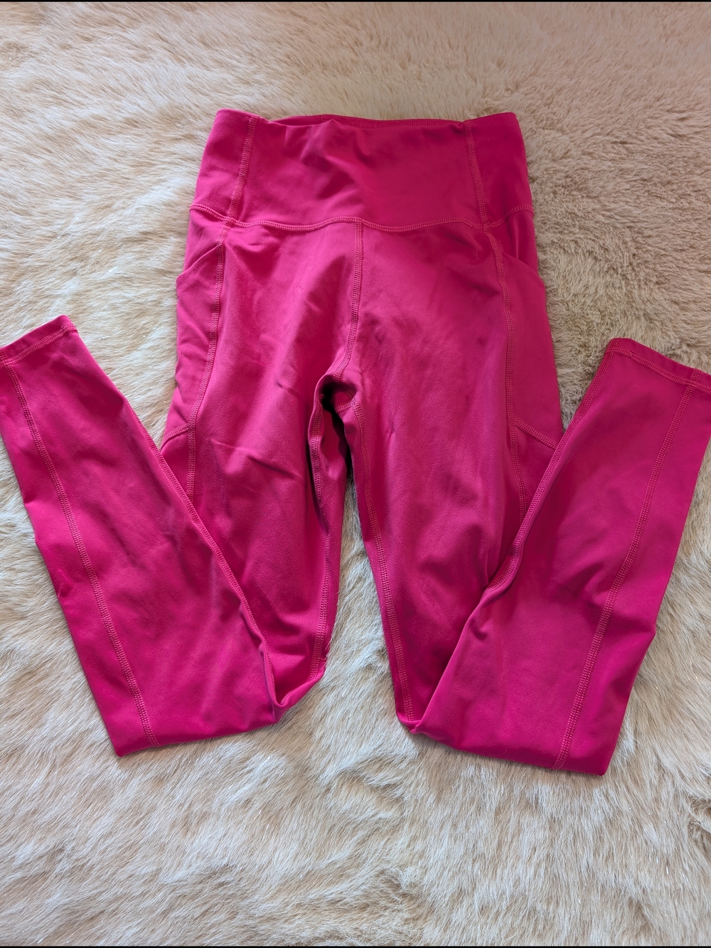 Figs Kids Hot Pink Active Leggings